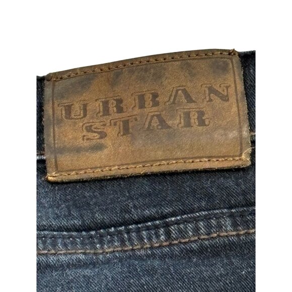 Urban Star Mens Straight Leg Dark Wash Jeans 36x32 - Picture 10 of 10